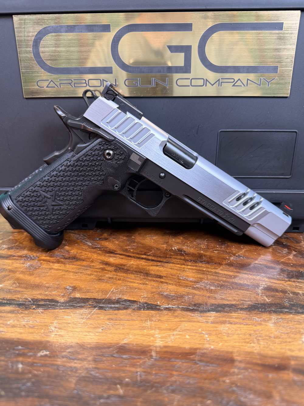 Staccato XL 5.4” 9mm Factory Hard Chrome Tuxedo TX Serial-img-0