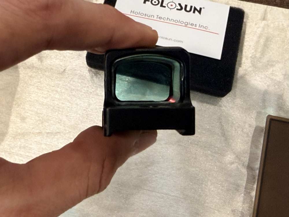 Holosun HE509T-X2 509T X2 Red Dot – Black – Mounted Only – Never Used-img-6