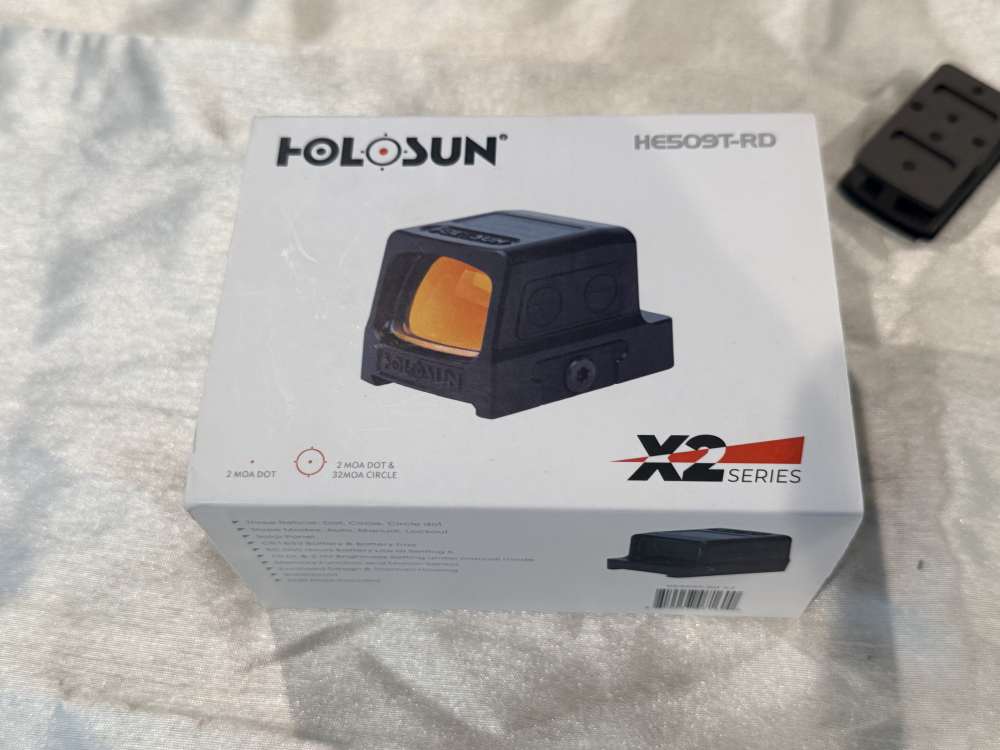 Holosun HE509T-X2 509T X2 Red Dot – Black – Mounted Only – Never Used-img-2