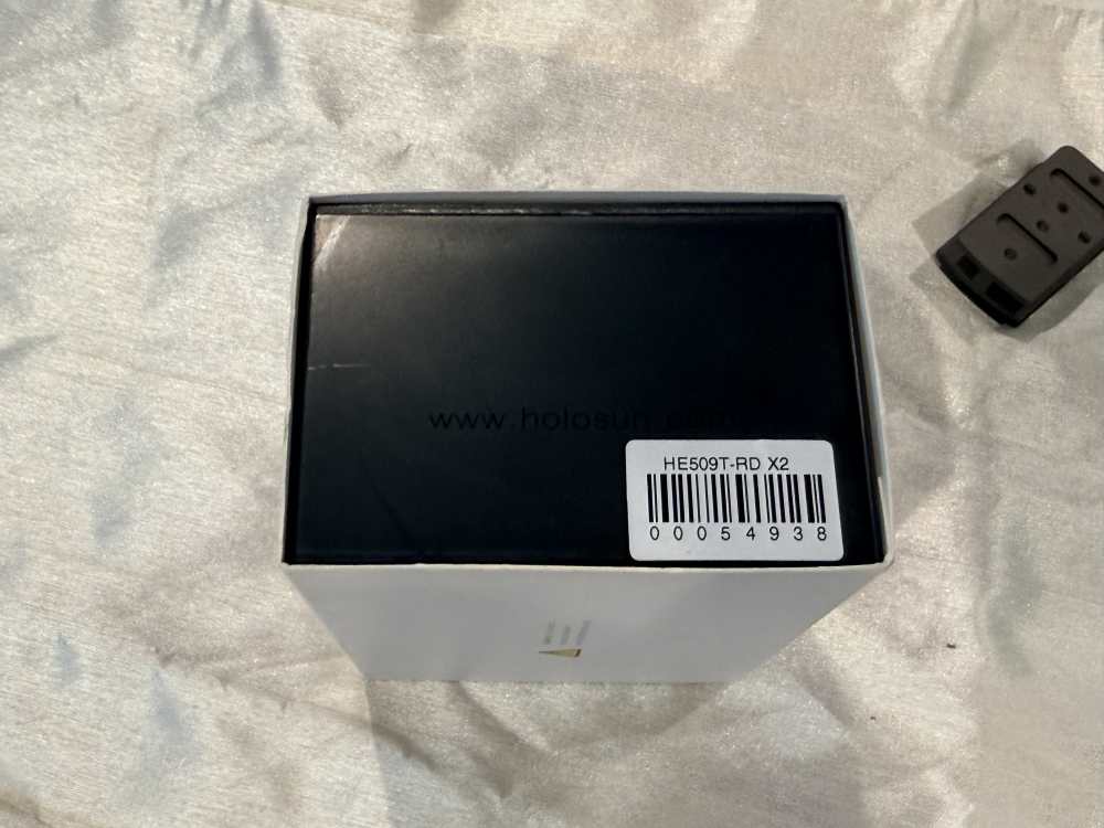 Holosun HE509T-X2 509T X2 Red Dot – Black – Mounted Only – Never Used-img-4