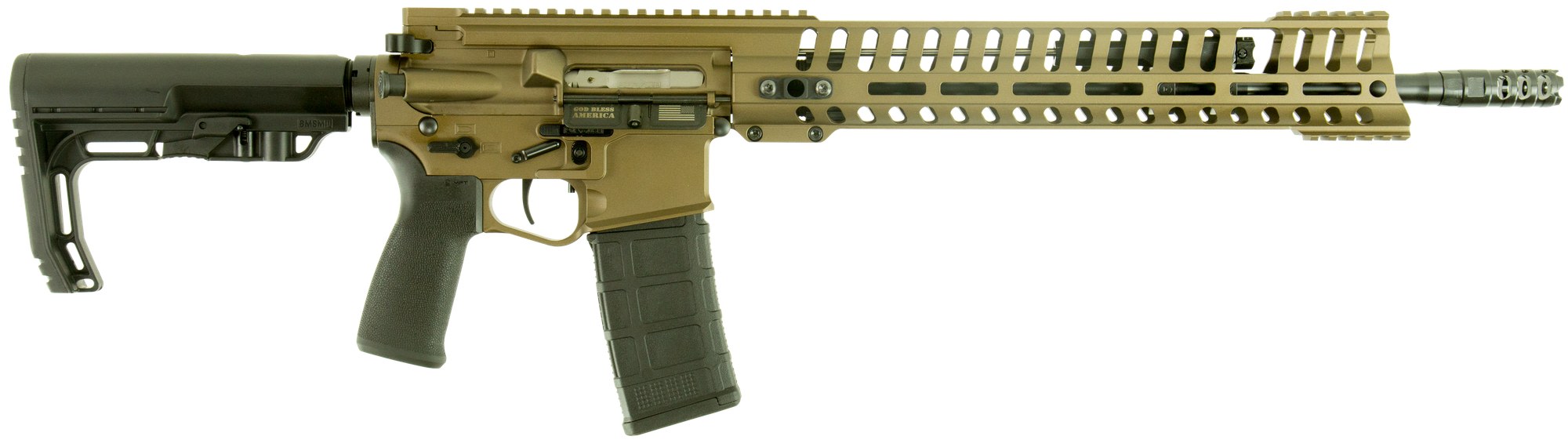 Patriot Ordnance Factory P415 5.56x45mm NATO 16.50 Burnt Bronze-img-1