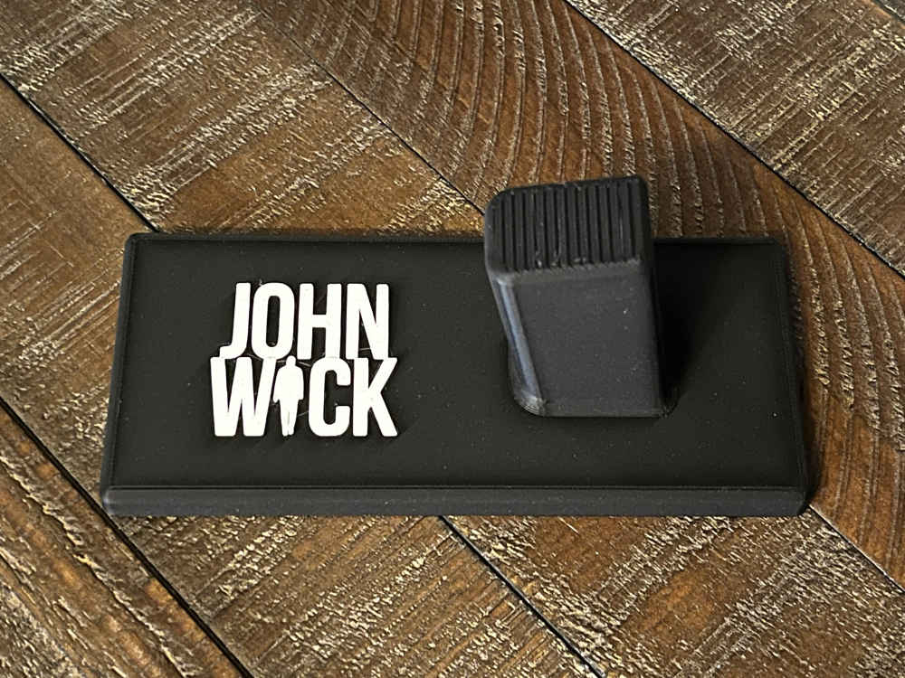 John Wick Themed Glock Pistol Stand - Custom 3D Printed Display-img-0