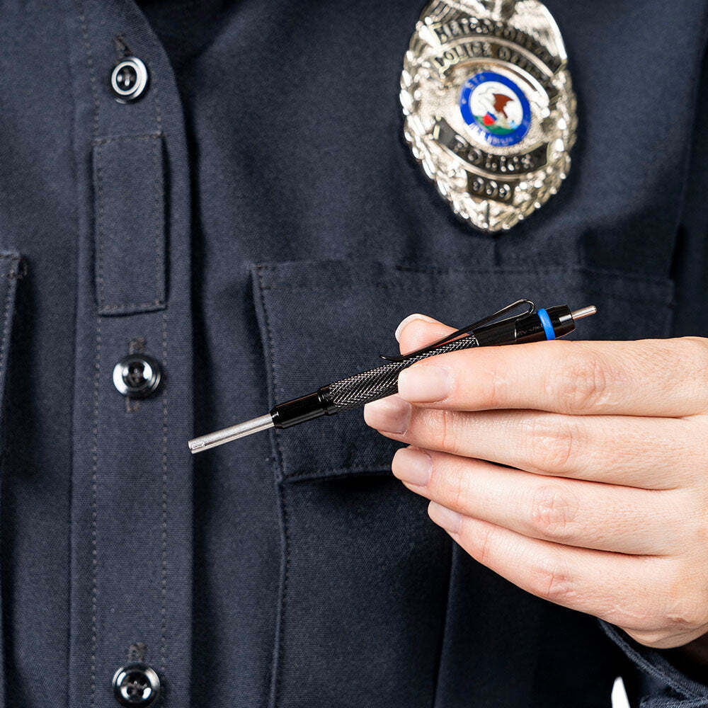 ASP Thin Blue Line Clip Universal Aluminum Handcuff Key (56276)-img-4