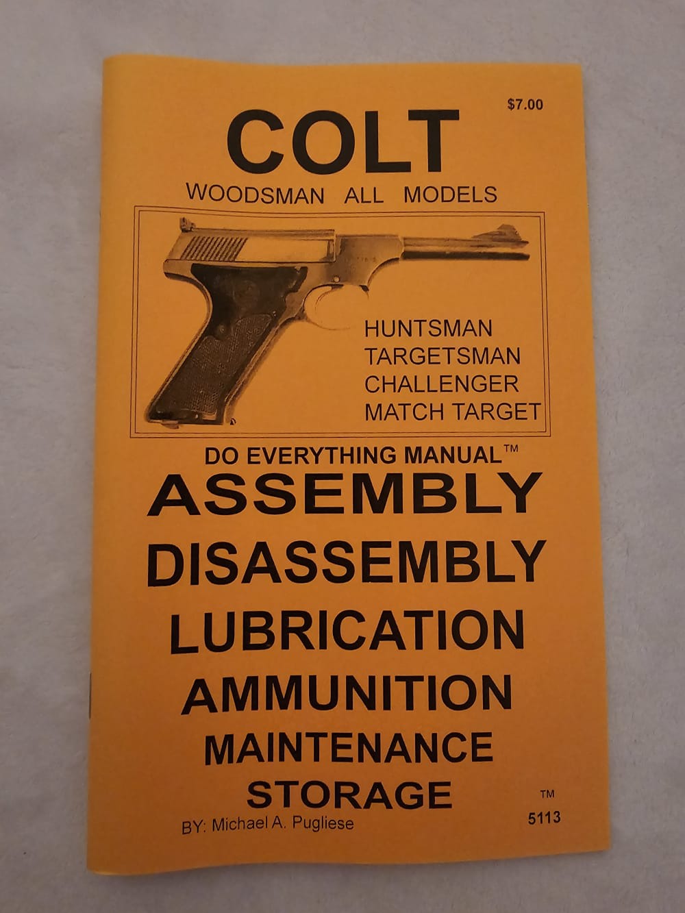 Colt Woodsman All Models Do Everything Manual - 5113-img-0