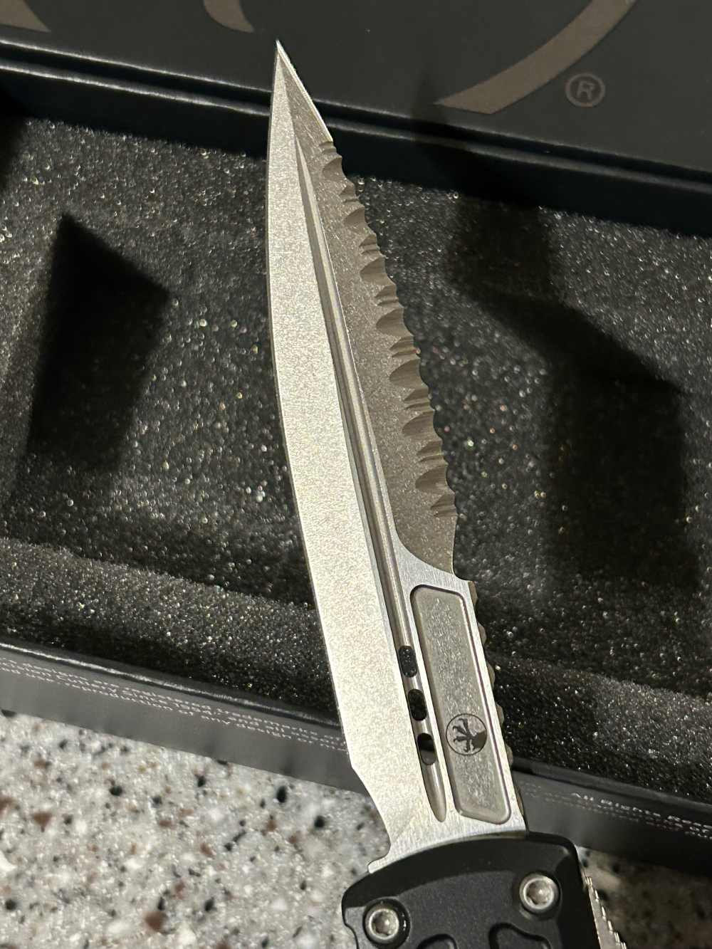 Microtech Ultratech EX ZBP SW bayonet blade FS NIB 1120EX-12S-img-8