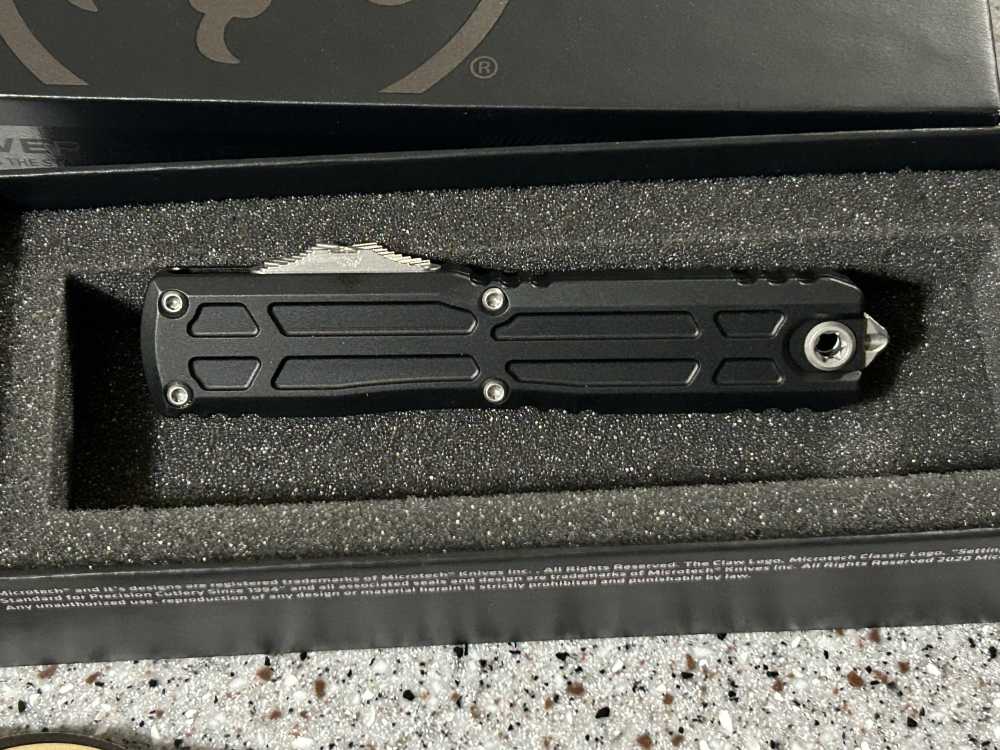 Microtech Ultratech EX ZBP SW bayonet blade FS NIB 1120EX-12S-img-6
