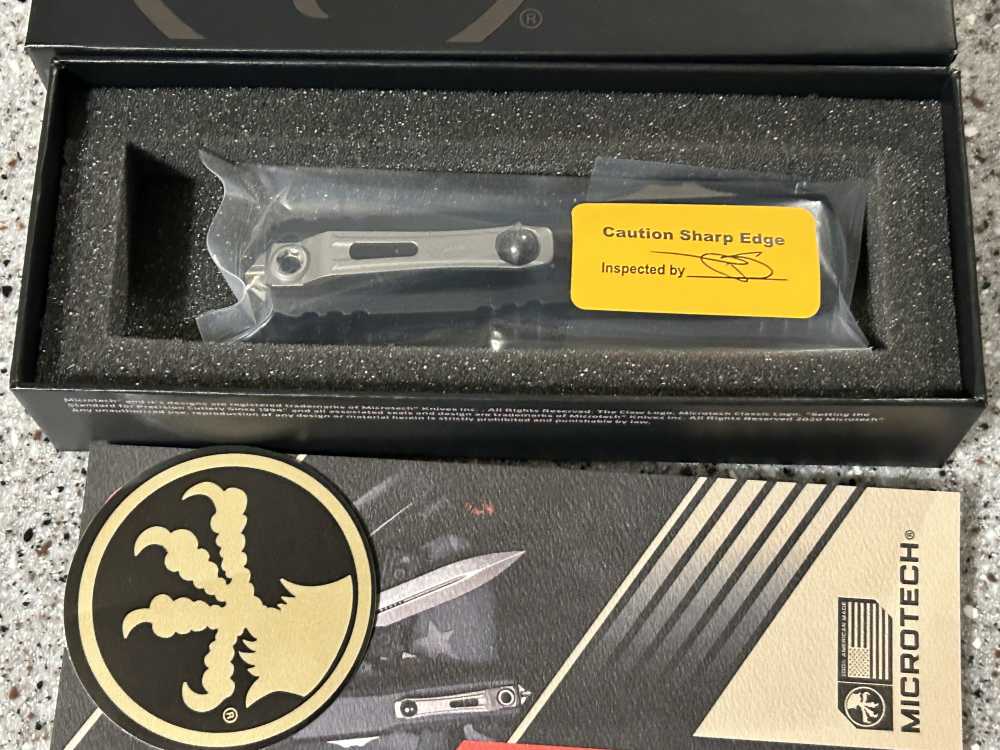 Microtech Ultratech EX ZBP SW bayonet blade FS NIB 1120EX-12S-img-4