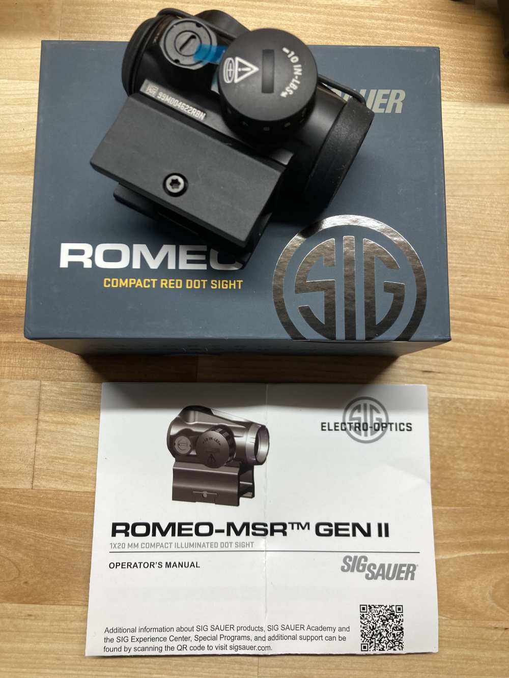 Sig Romeo MSR Gen 2 Red Dot Sight NIB-img-0