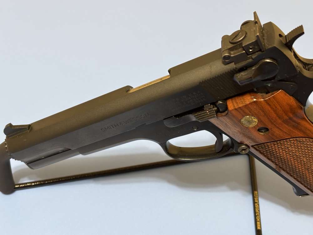 Smith & Wesson Model 52-2 .38 Special 5" Pistol Very Clean Great Piece-img-4
