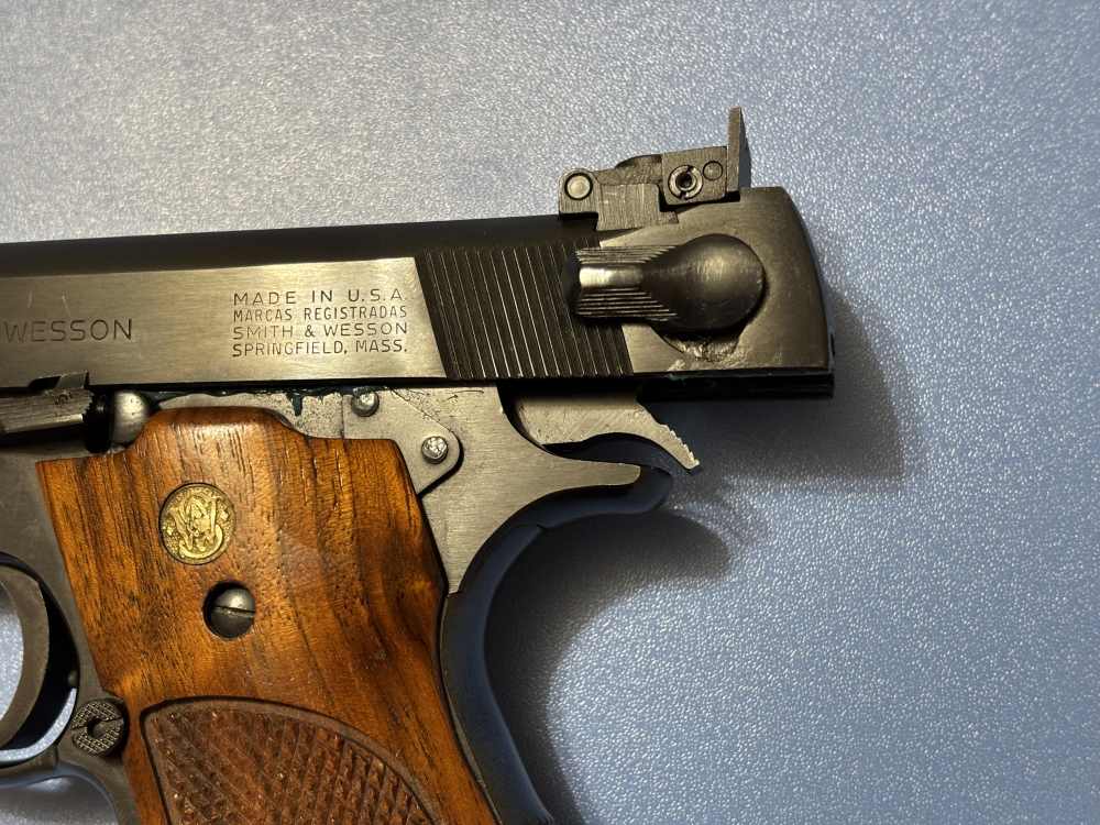 Smith & Wesson Model 52-2 .38 Special 5" Pistol Very Clean Great Piece-img-27