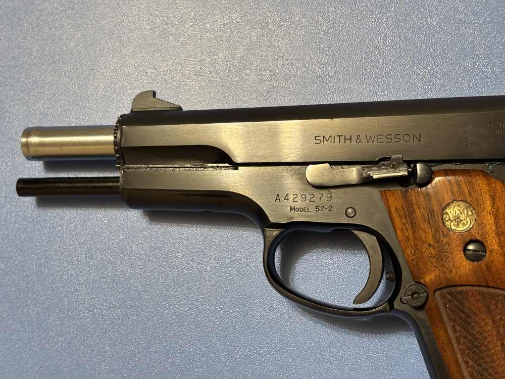 Smith & Wesson Model 52-2 .38 Special 5" Pistol Very Clean Great Piece-img-26