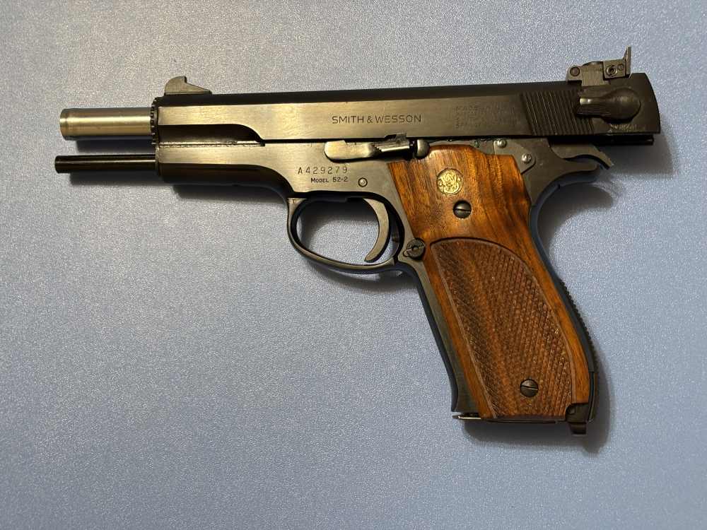 Smith & Wesson Model 52-2 .38 Special 5" Pistol Very Clean Great Piece-img-25