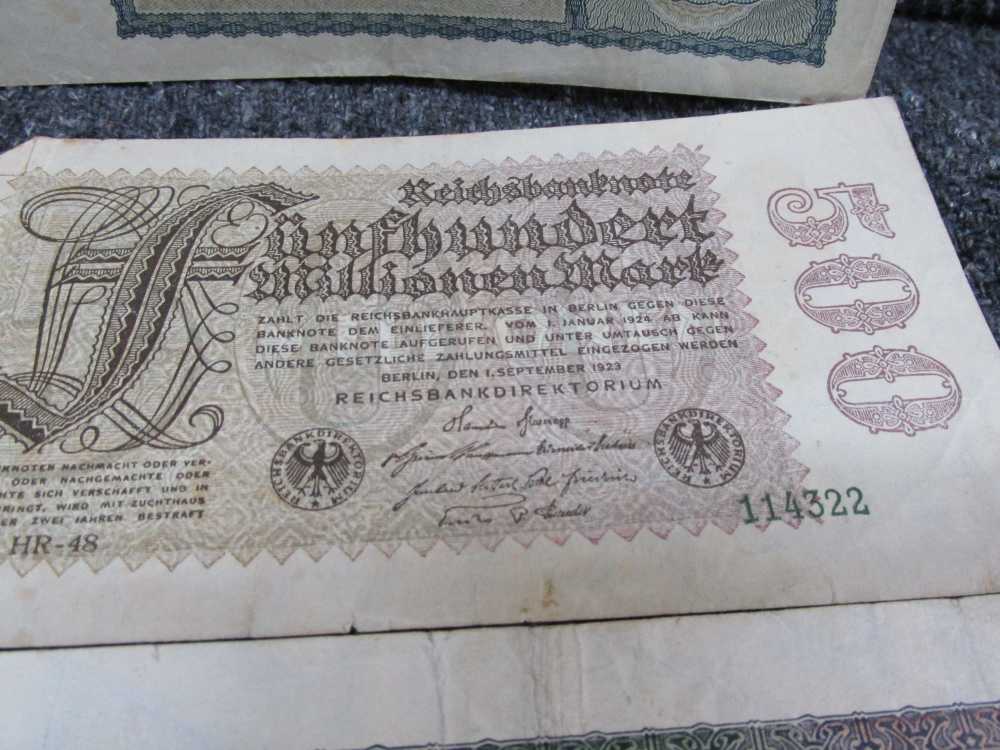 LOT OF 15 PIECES WWII ERA WORLDWIDE PAPER MONEY-ALL GERMAN & JAPANESE-img-6