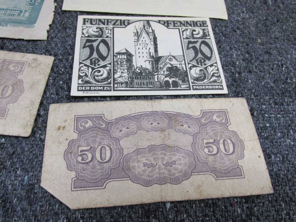 LOT OF 15 PIECES WWII ERA WORLDWIDE PAPER MONEY-ALL GERMAN & JAPANESE-img-13