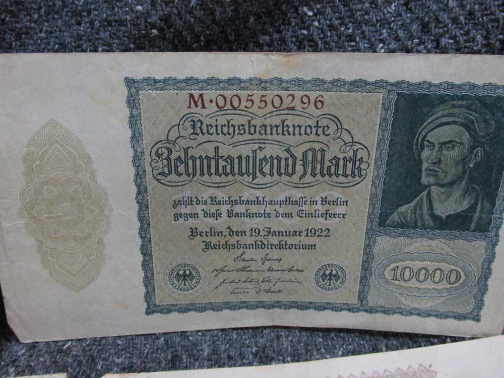 LOT OF 15 PIECES WWII ERA WORLDWIDE PAPER MONEY-ALL GERMAN & JAPANESE-img-9