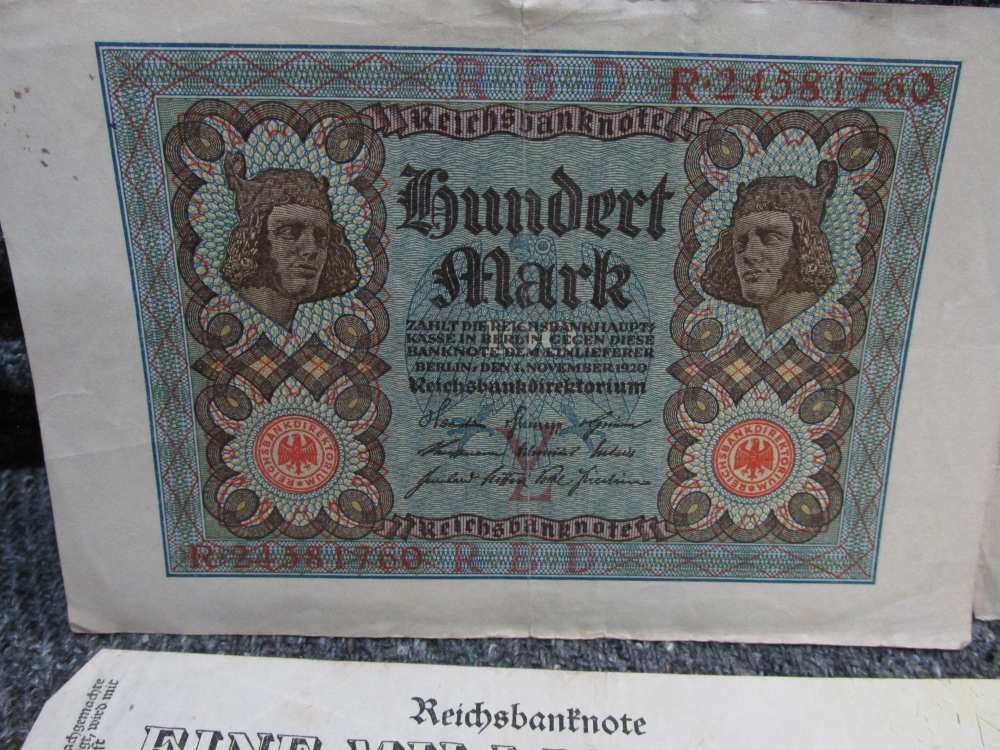 LOT OF 15 PIECES WWII ERA WORLDWIDE PAPER MONEY-ALL GERMAN & JAPANESE-img-8