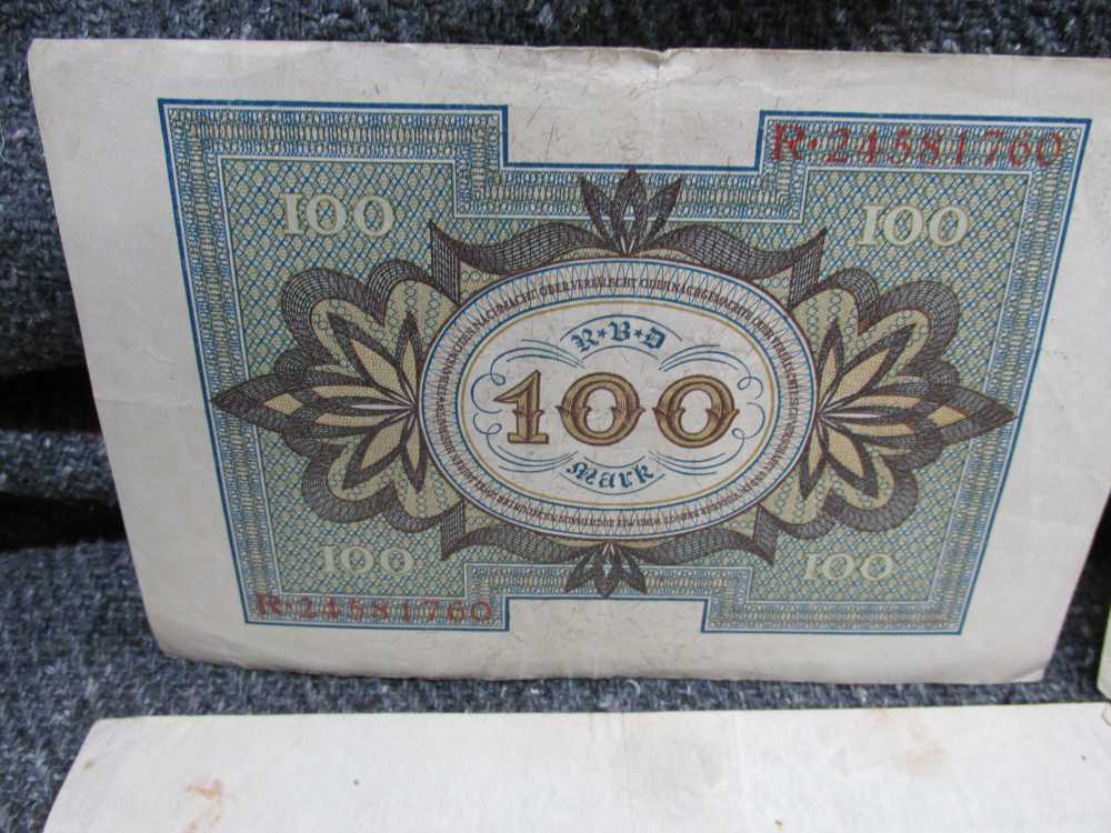 LOT OF 15 PIECES WWII ERA WORLDWIDE PAPER MONEY-ALL GERMAN & JAPANESE-img-16