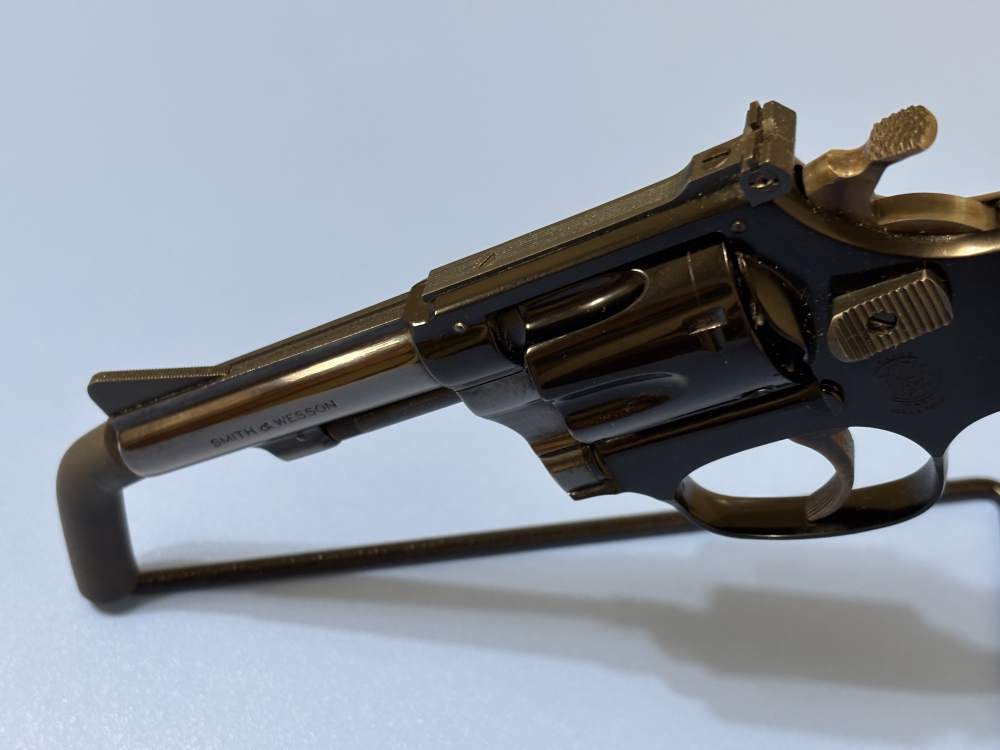 Smith & Wesson Model 43 .22LR 3.5" 6 Shot Rev. Great Clean Condition-img-3