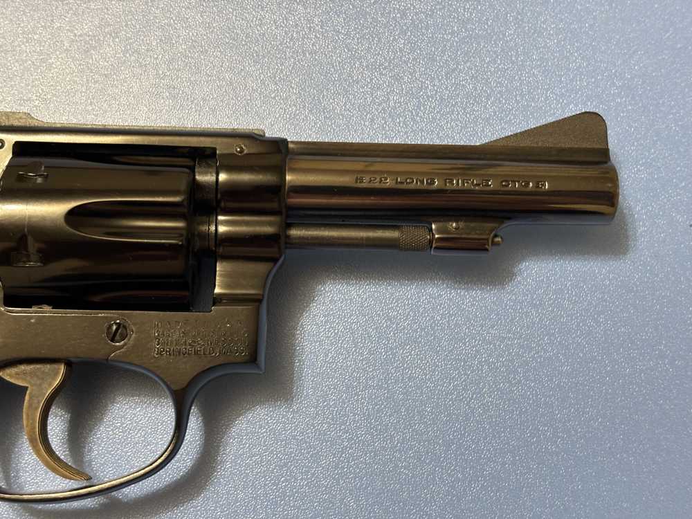 Smith & Wesson Model 43 .22LR 3.5" 6 Shot Rev. Great Clean Condition-img-20