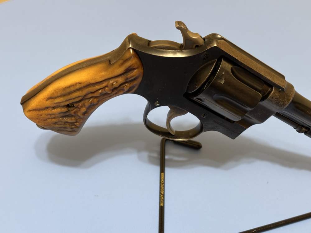 Smith & Wesson Double Action .45ACP 6 RD 5.5" Stag Horn Grips Clean Piece-img-14