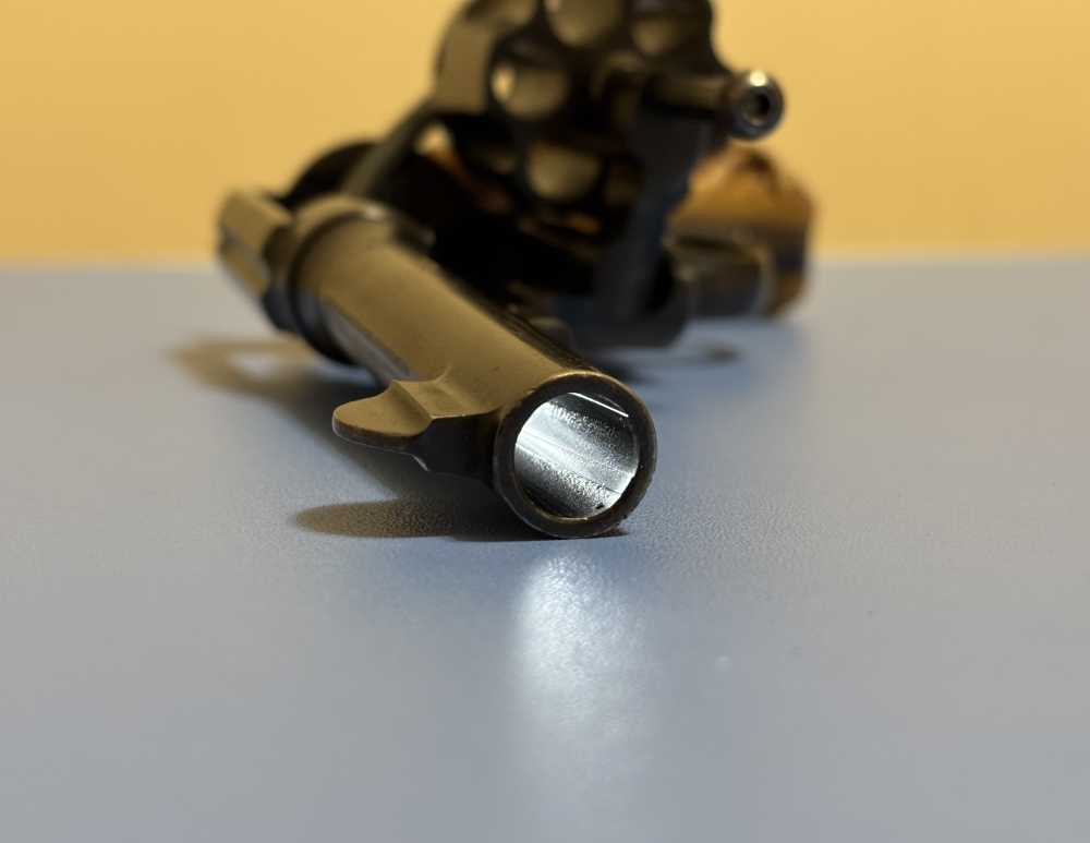 Smith & Wesson Double Action .45ACP 6 RD 5.5" Stag Horn Grips Clean Piece-img-39