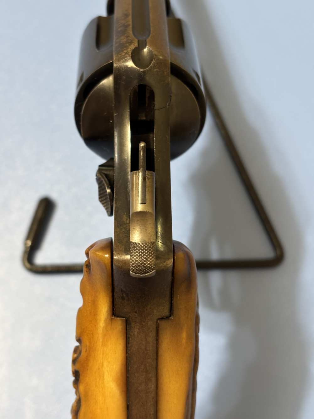 Smith & Wesson Double Action .45ACP 6 RD 5.5" Stag Horn Grips Clean Piece-img-7