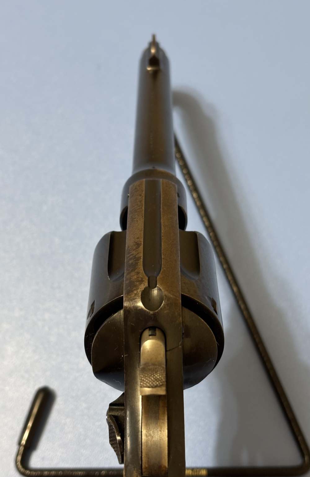 Smith & Wesson Double Action .45ACP 6 RD 5.5" Stag Horn Grips Clean Piece-img-11