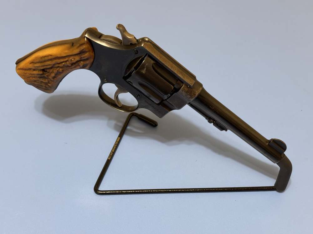 Smith & Wesson Double Action .45ACP 6 RD 5.5" Stag Horn Grips Clean Piece-img-13