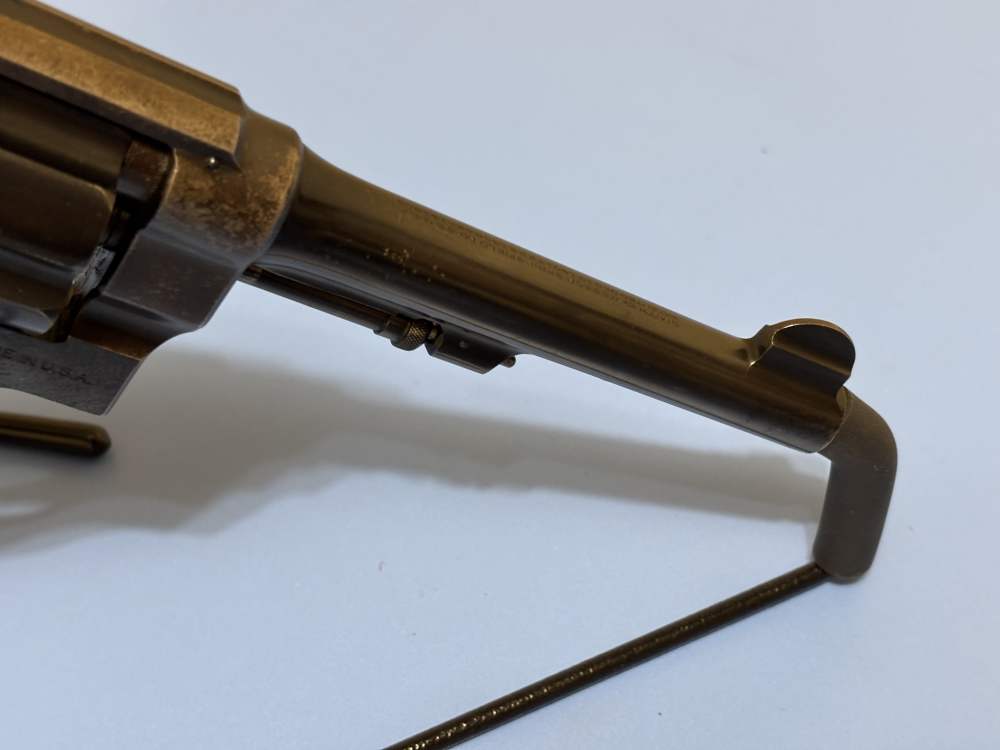 Smith & Wesson Double Action .45ACP 6 RD 5.5" Stag Horn Grips Clean Piece-img-18