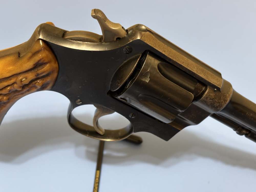 Smith & Wesson Double Action .45ACP 6 RD 5.5" Stag Horn Grips Clean Piece-img-17