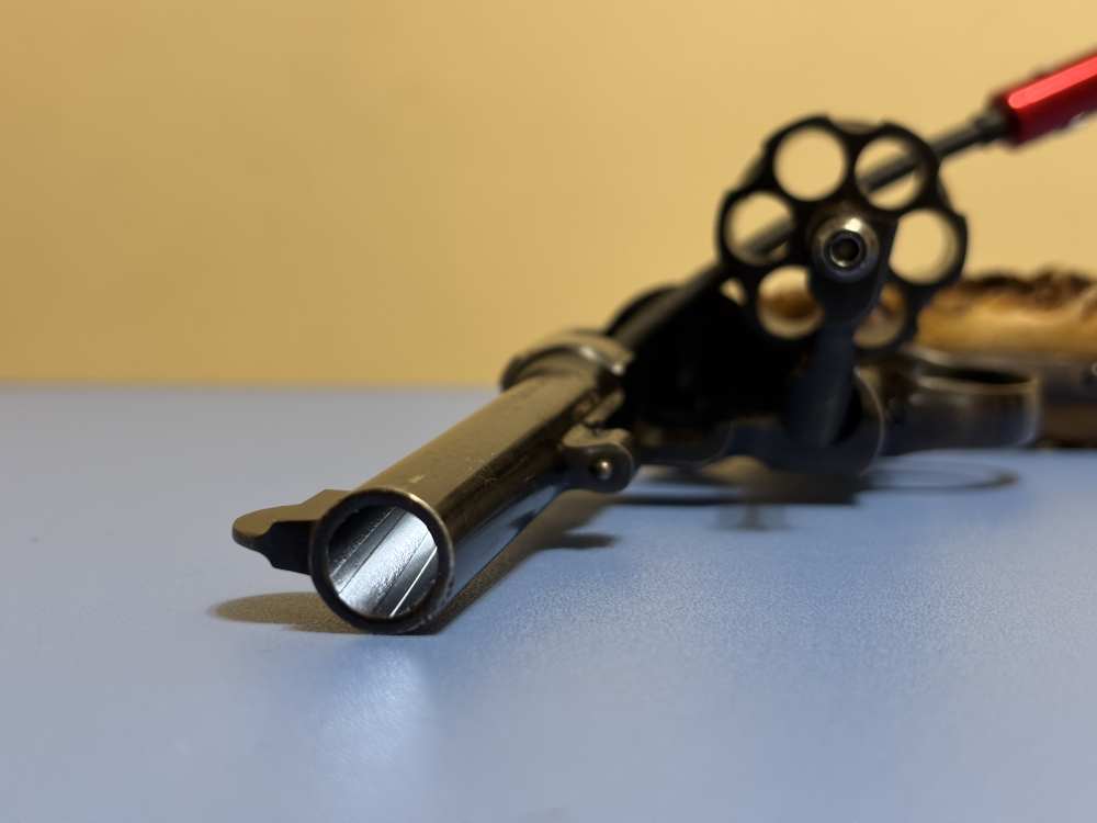 Smith & Wesson Double Action .45ACP 6 RD 5.5" Stag Horn Grips Clean Piece-img-37