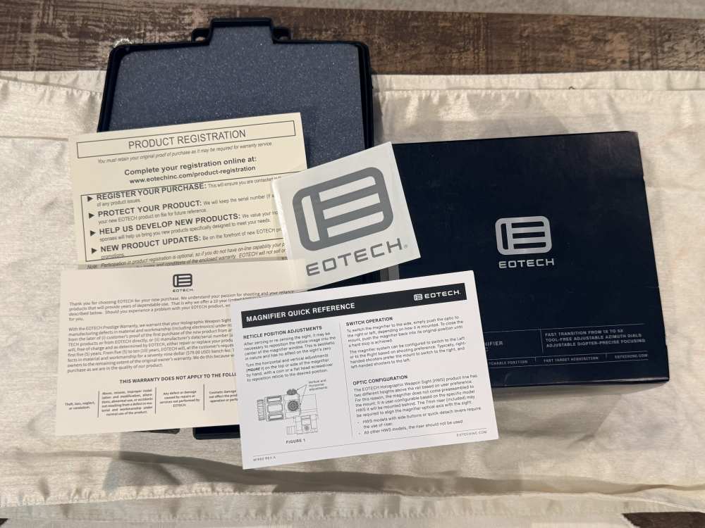 EOTECH G45 5X Magnifier - STS Quick Detach Mount - Excellent Condition-img-6