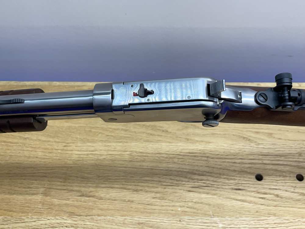 Taurus Model 62 .22LR 23" Stainless *REAR TANG MOUNTED PEEP HOLE SIGHT*-img-25