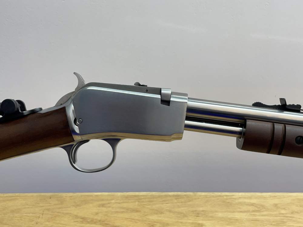 Taurus Model 62 .22LR 23" Stainless *REAR TANG MOUNTED PEEP HOLE SIGHT*-img-7