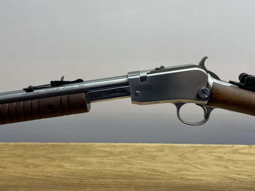 Taurus Model 62 .22LR 23" Stainless *REAR TANG MOUNTED PEEP HOLE SIGHT*-img-18