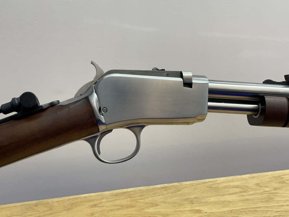 Taurus Model 62 .22LR 23" Stainless *REAR TANG MOUNTED PEEP HOLE SIGHT*-img-5