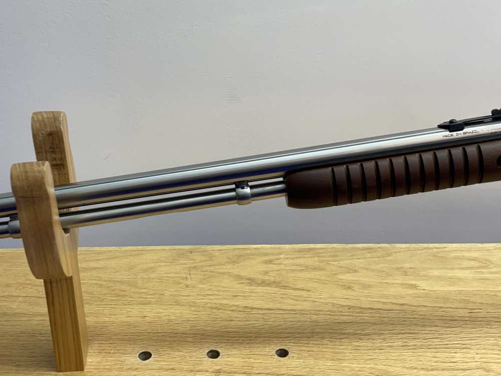 Taurus Model 62 .22LR 23" Stainless *REAR TANG MOUNTED PEEP HOLE SIGHT*-img-19
