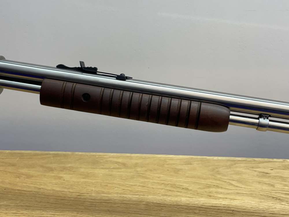 Taurus Model 62 .22LR 23" Stainless *REAR TANG MOUNTED PEEP HOLE SIGHT*-img-8