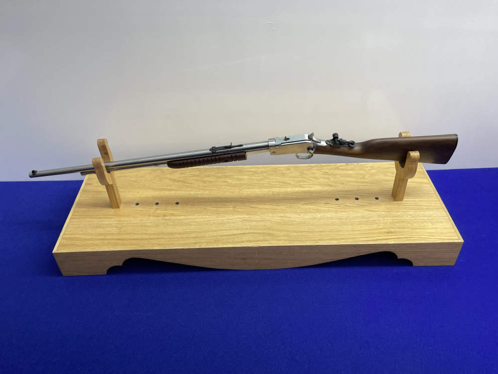 Taurus Model 62 .22LR 23" Stainless *REAR TANG MOUNTED PEEP HOLE SIGHT*-img-22