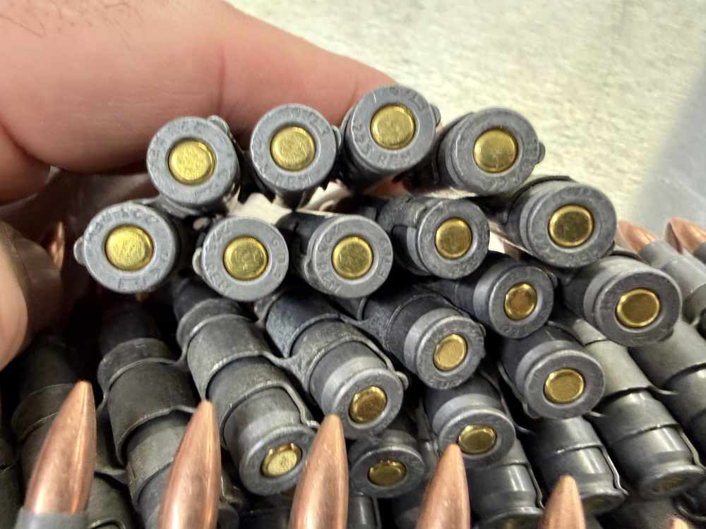 100-Round Linked 5.56 NATO Ammunition Belt – Steel Case – M27 Links-img-4