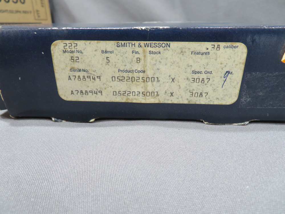 Smith & Wesson Model 52-2 .38 Special Target Pistol 52-img-19