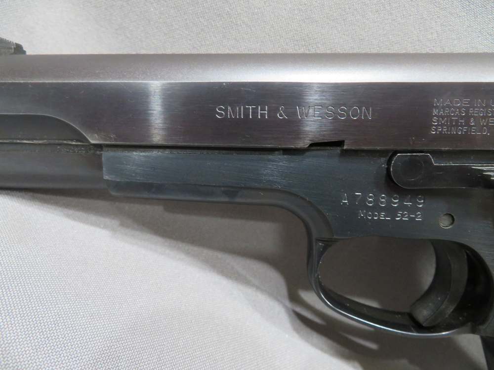 Smith & Wesson Model 52-2 .38 Special Target Pistol 52-img-5