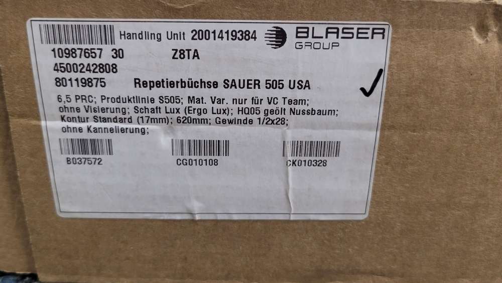 J.P. SAUER & SOHN / BLASER, SAUER 505 LUX 6.5 PRC GRADE 5 WALNUT-img-11