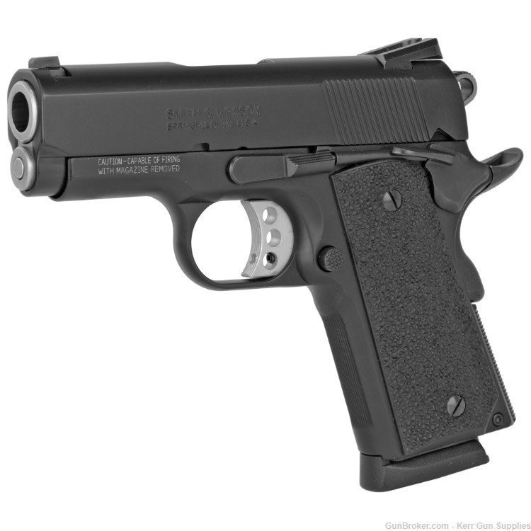 S&W 1911 PRO Series 178020 .45ACP 7+1 MATTE BLACK PISTOL, NIB, 2-MAGS-img-3