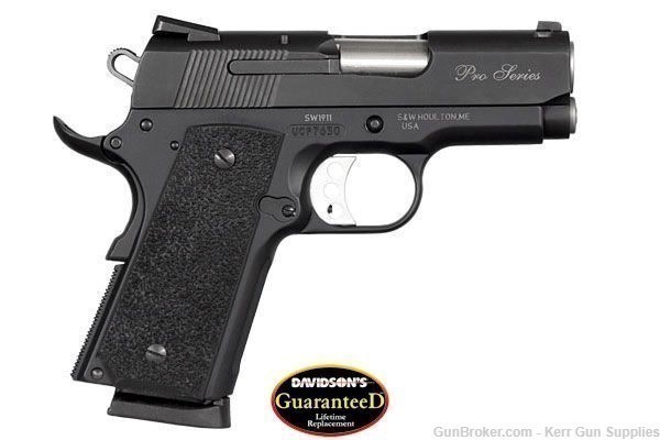 S&W 1911 PRO Series 178020 .45ACP 7+1 MATTE BLACK PISTOL, NIB, 2-MAGS-img-0