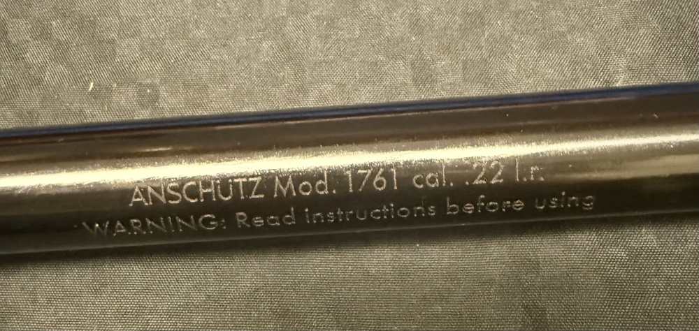 CLEAN ANSCHUTZ 1761 17MACH2 WITH 22LR BARREL AND 2 5RD MAGS 1 SINGLE SHOT -img-13