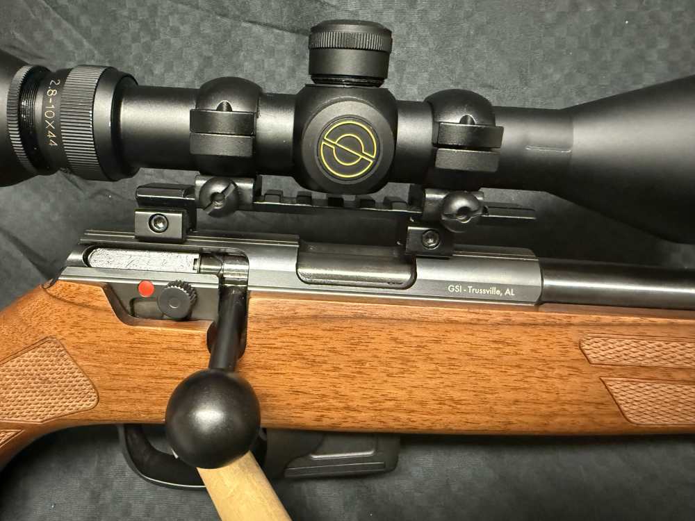 CLEAN ANSCHUTZ 1761 17MACH2 WITH 22LR BARREL AND 2 5RD MAGS 1 SINGLE SHOT -img-5
