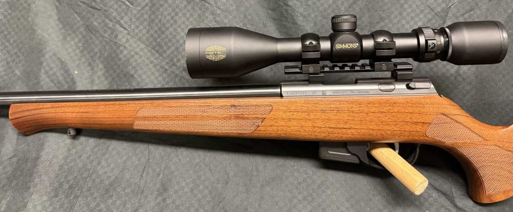 CLEAN ANSCHUTZ 1761 17MACH2 WITH 22LR BARREL AND 2 5RD MAGS 1 SINGLE SHOT -img-7