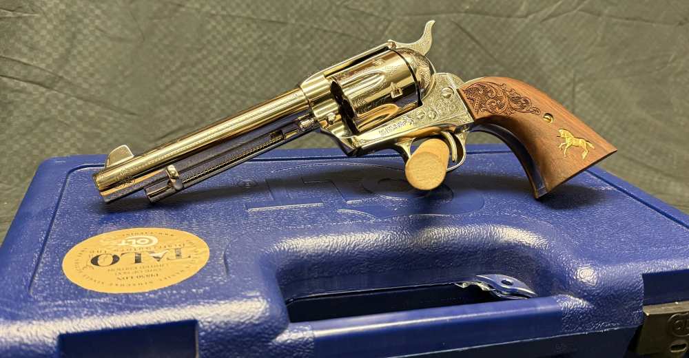 RARE COLT SINGLE ACTION ARMY 45 COLT NIMSCHKE TALO 1 OF 500-img-1