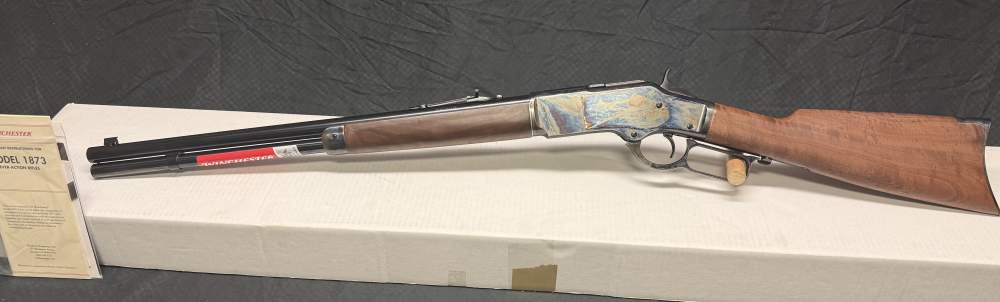 WINCHESTER 1873 SHORT RIFLE 44-40 #16 CASE HARDENED-img-1